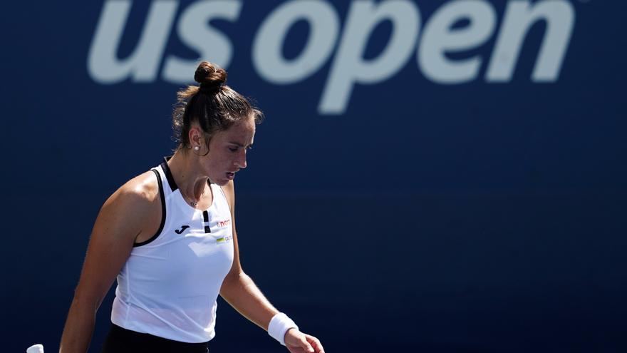 Sara Sorribes dice adiós al US Open en un cruel final ante la china Wang (7-5/ 3-6 y 4-6)