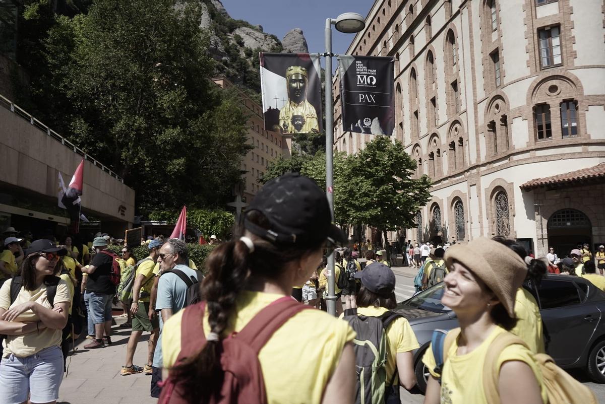 La protesta de professors es trasllada aquest divendres a Monserrat