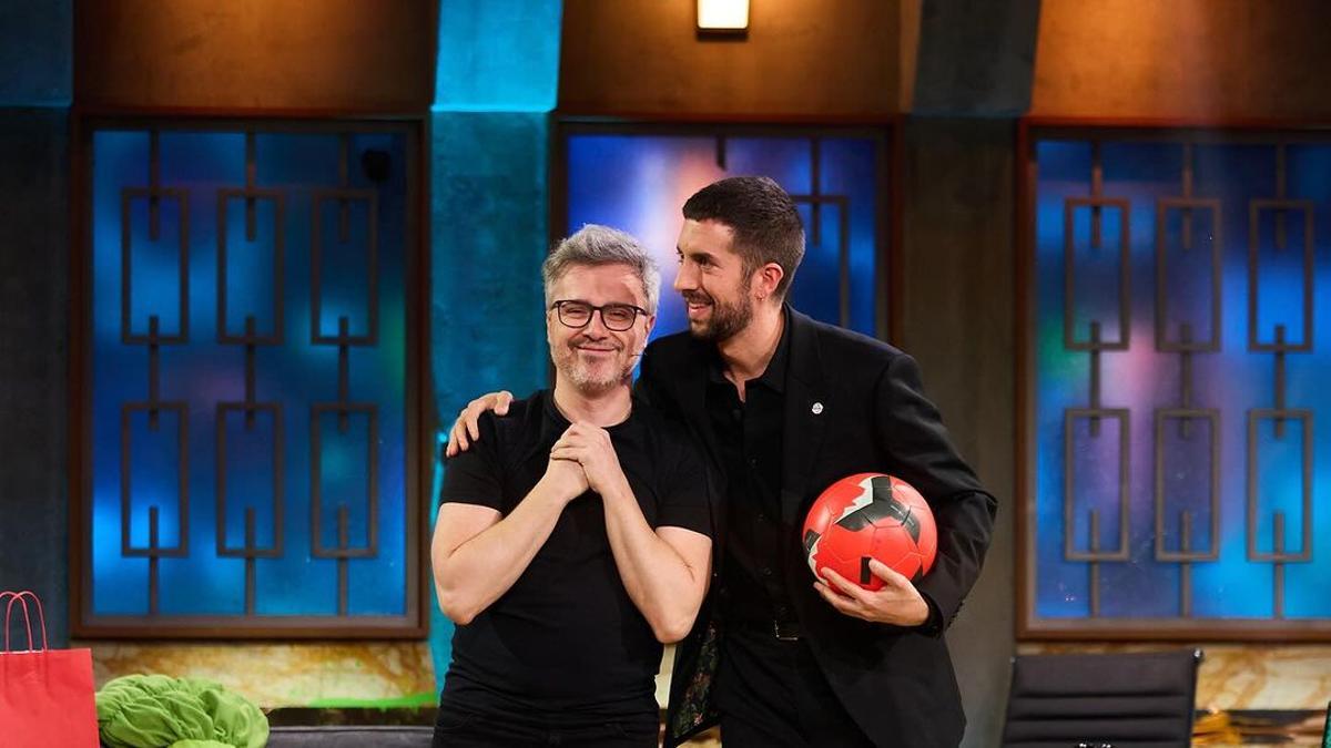 Juan Gomez-Jurado y David Broncano en 'La Revuelta' este lunes 11 de noviembre.