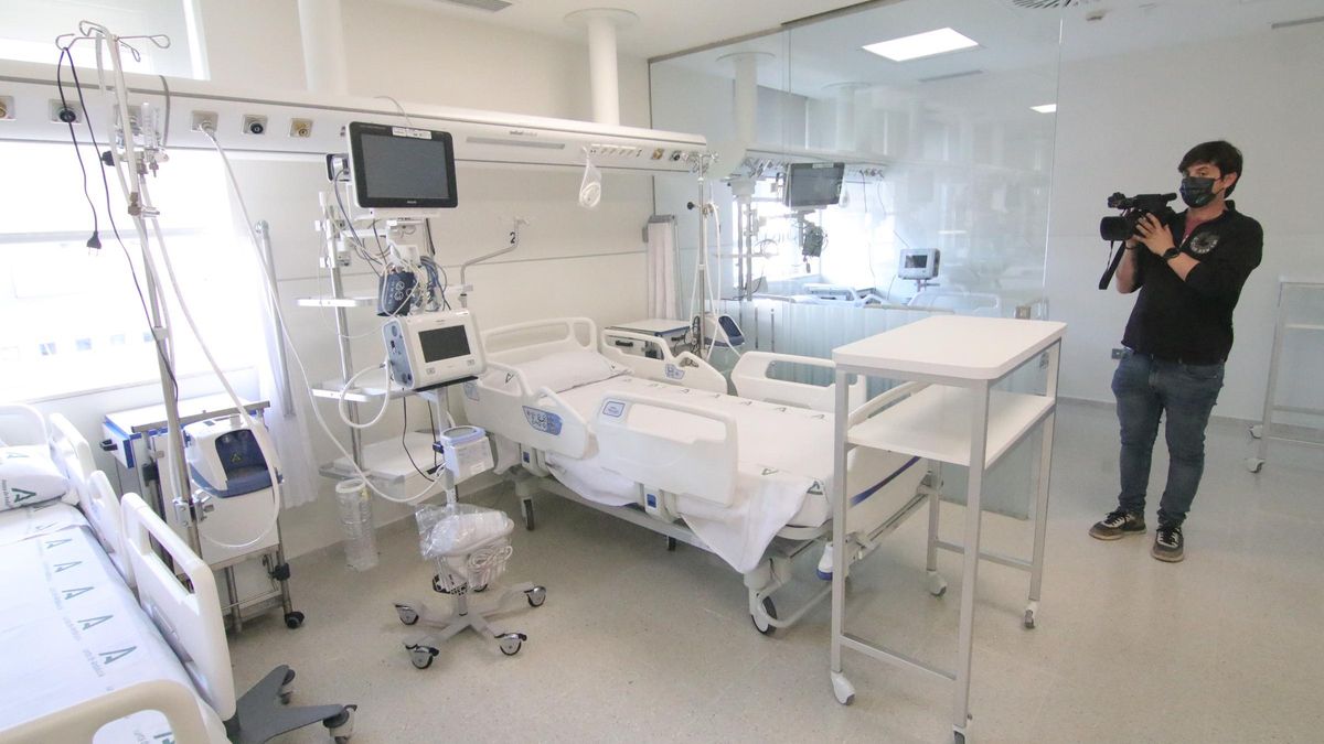 Presentación de la Unidad de Cuidados Respiratorios Intermedios del hospital Reina Sofía en 2023.