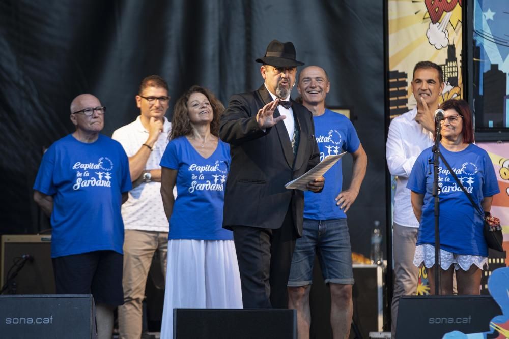 Els gegants i el pregó obren la festa major de Sant Feliu de Guíxols