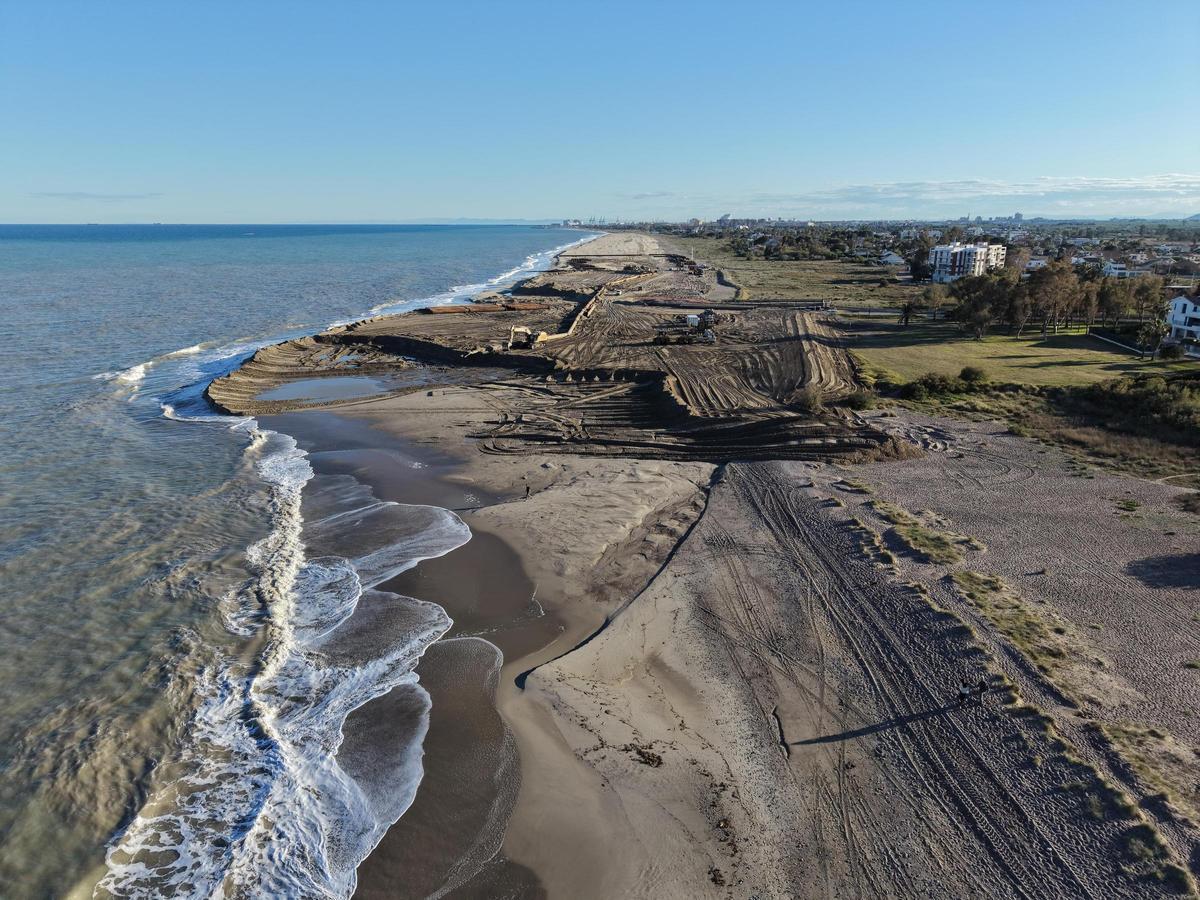 Una imagen de las obras.
