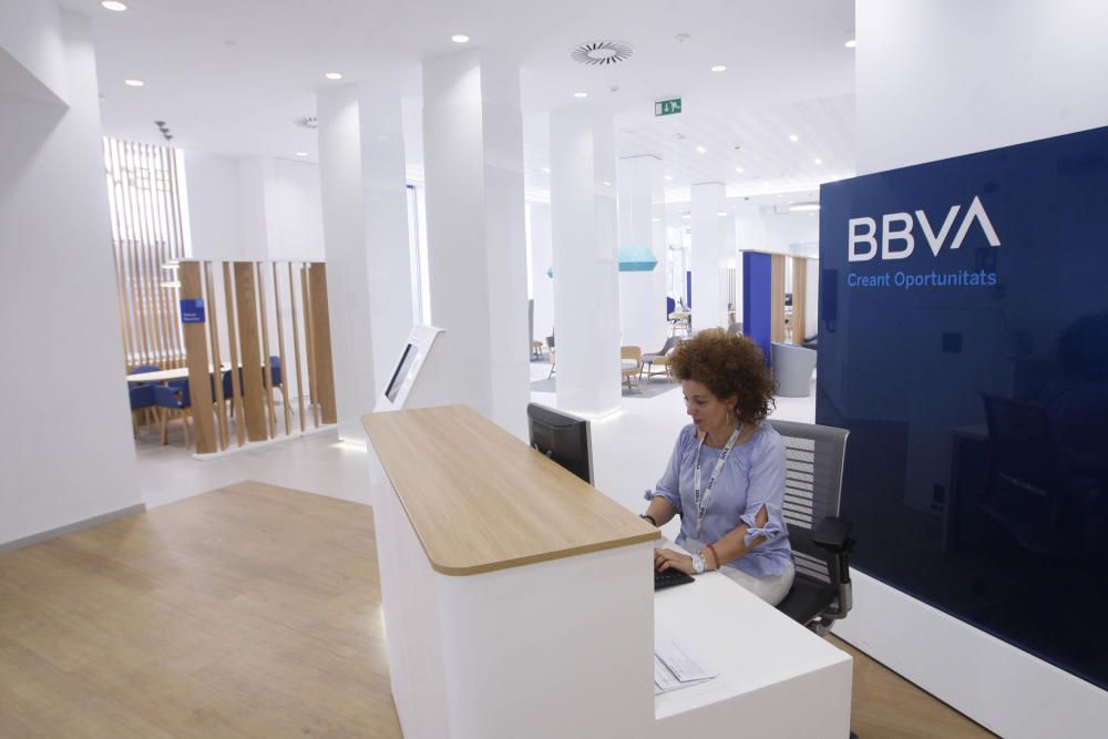 BBVA estrena a Girona la nova oficina per a la transformació digital