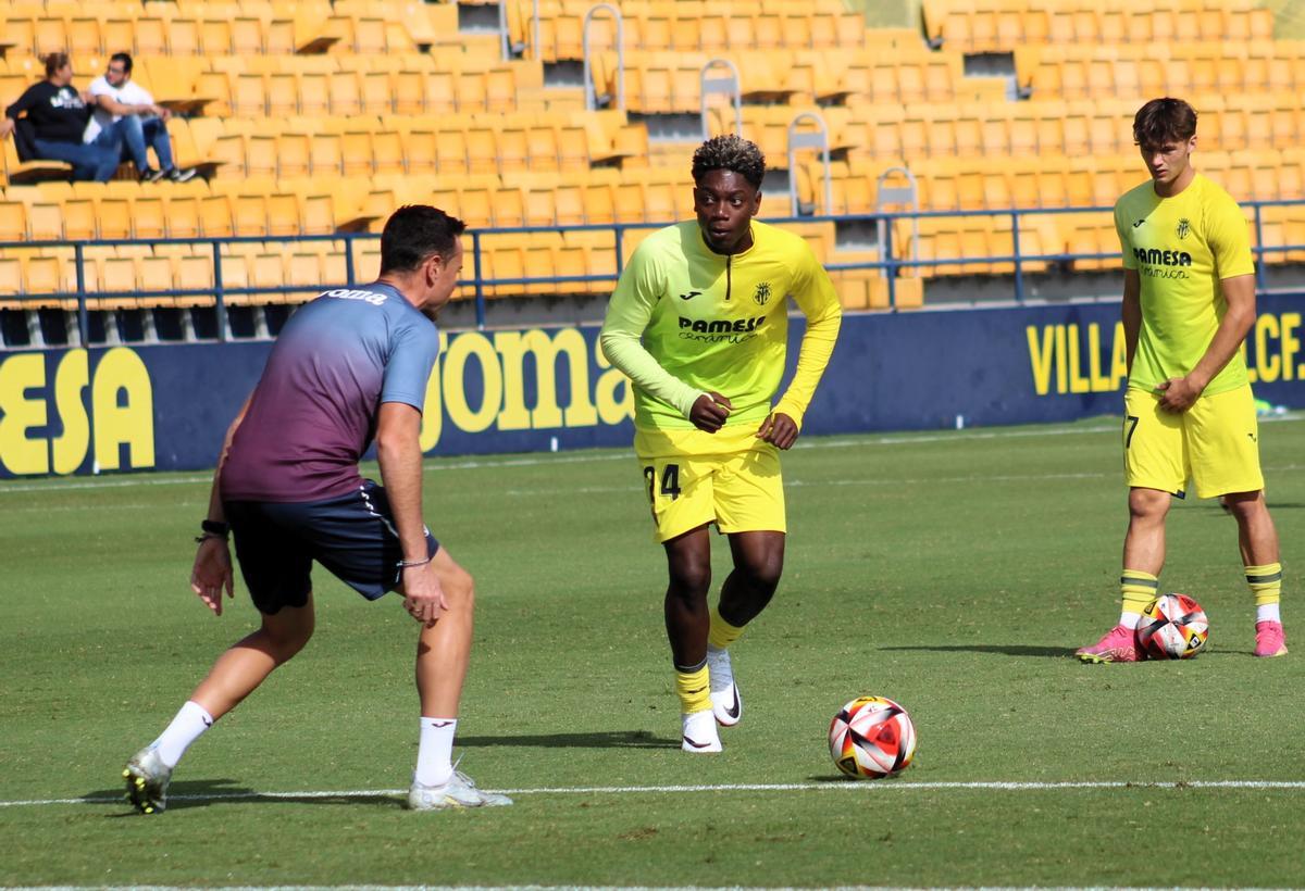 IIgor Oyono, joven delantero del juvenil del Villarreal, ha sido citado para disputar el Mundial sub-17.