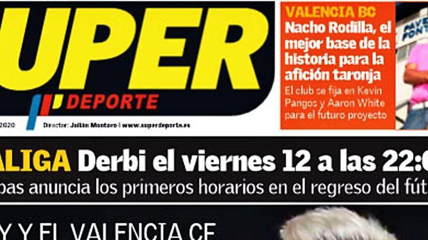 Esta es la portada de SUPER de este lunes 1 de junio