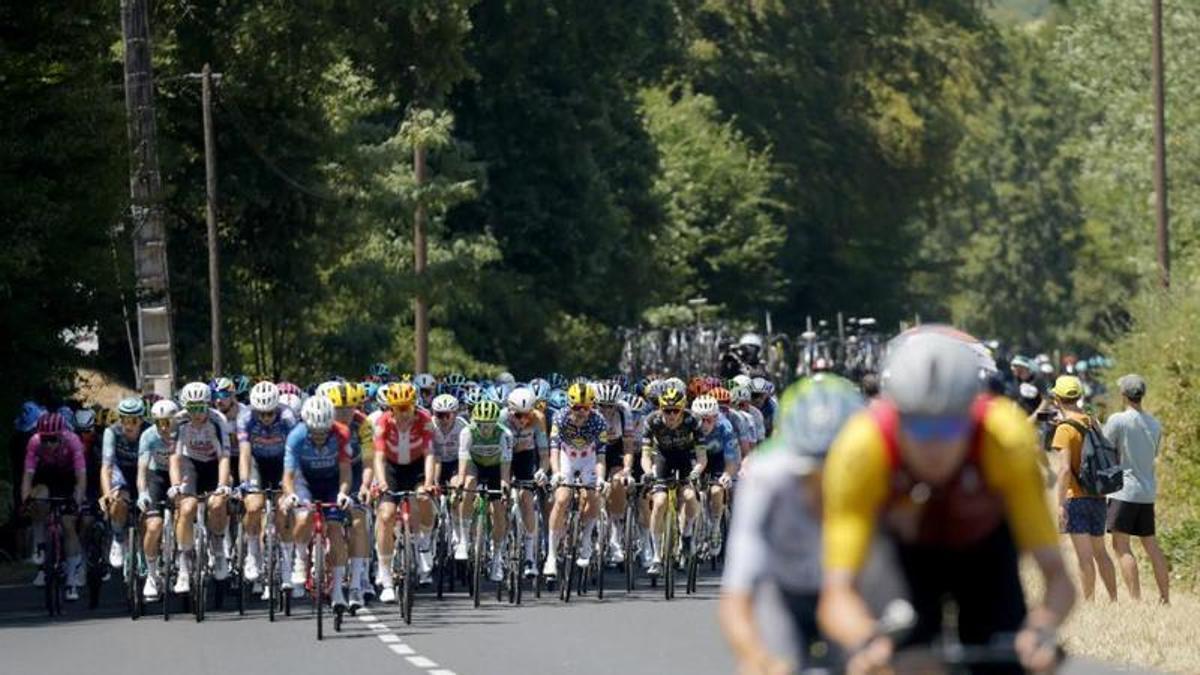 Imagen de la etapa de este domingo en el Tour