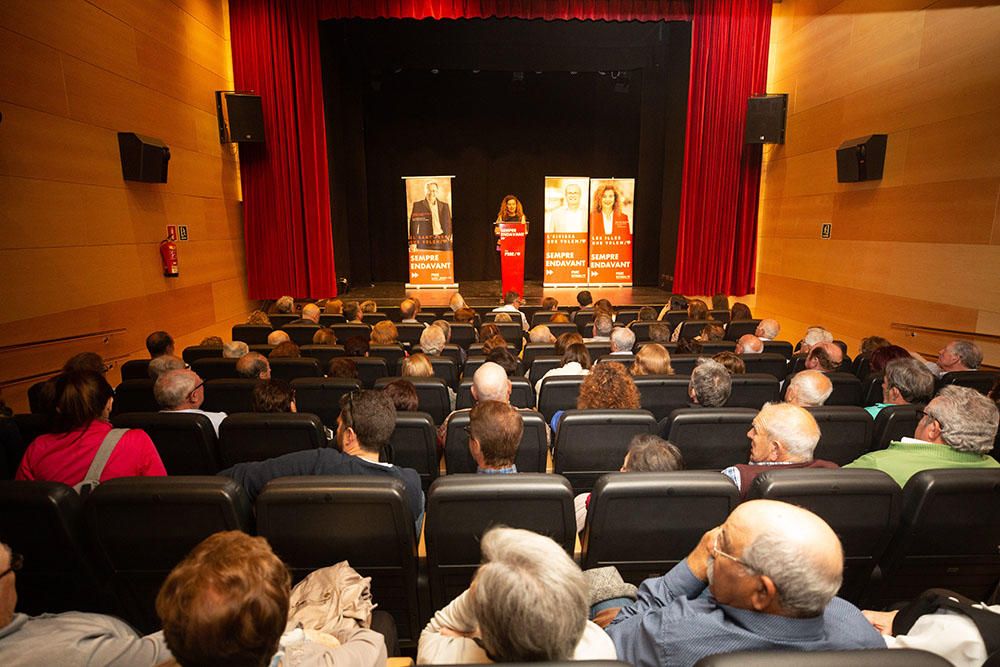 Mitin del PSOE en la elecciones municipales en Ibiza del 26 de mayo