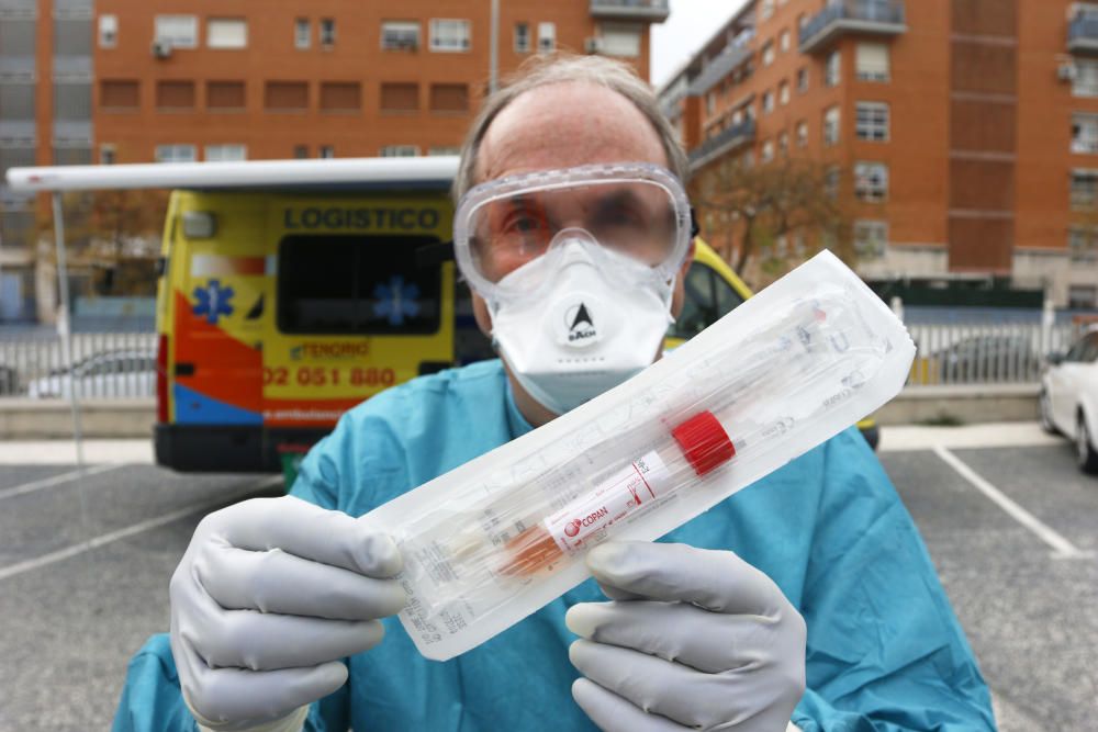 El SAS instala test rápidos de coronavirus en el centro de salud de La Roca