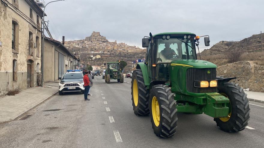 La tractorada de los agricultores de Castellón, en imágenes