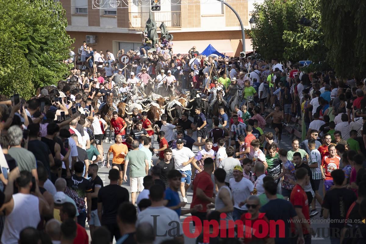 El segundo encierro de las Fiestas de Moratalla se salda con un herido