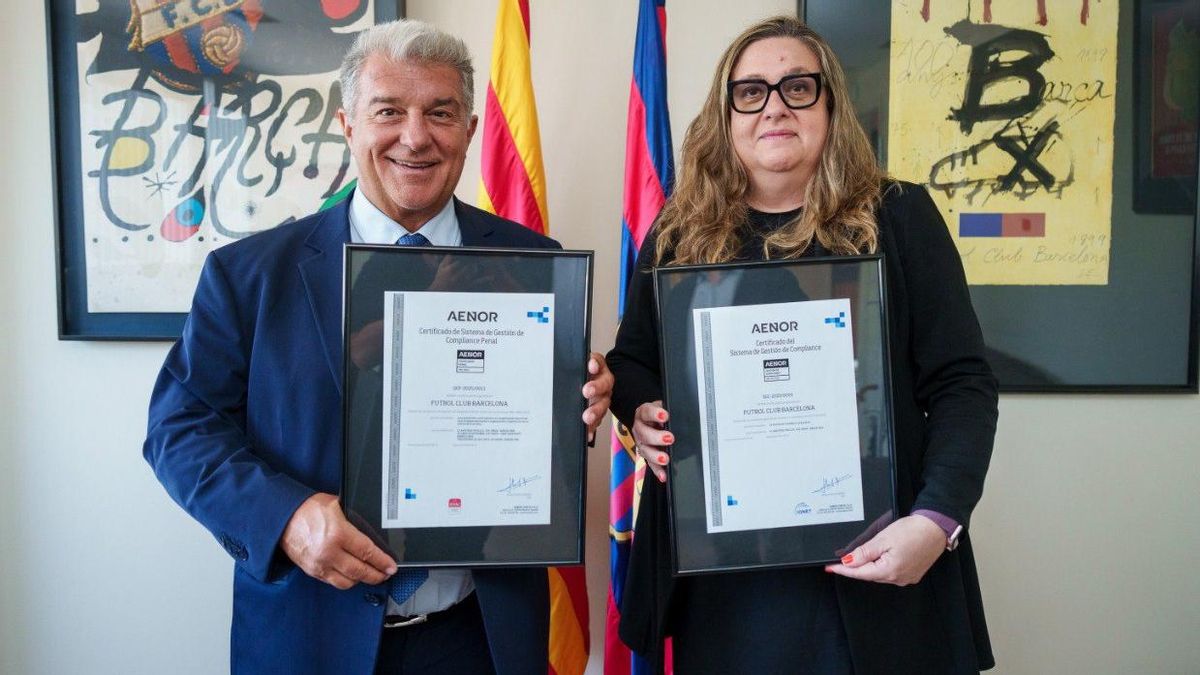 El FC Barcelona anunció esta semana que es la "primera organización deportiva en obtener las máximas garantías posibles en materia de ‘compliance’"