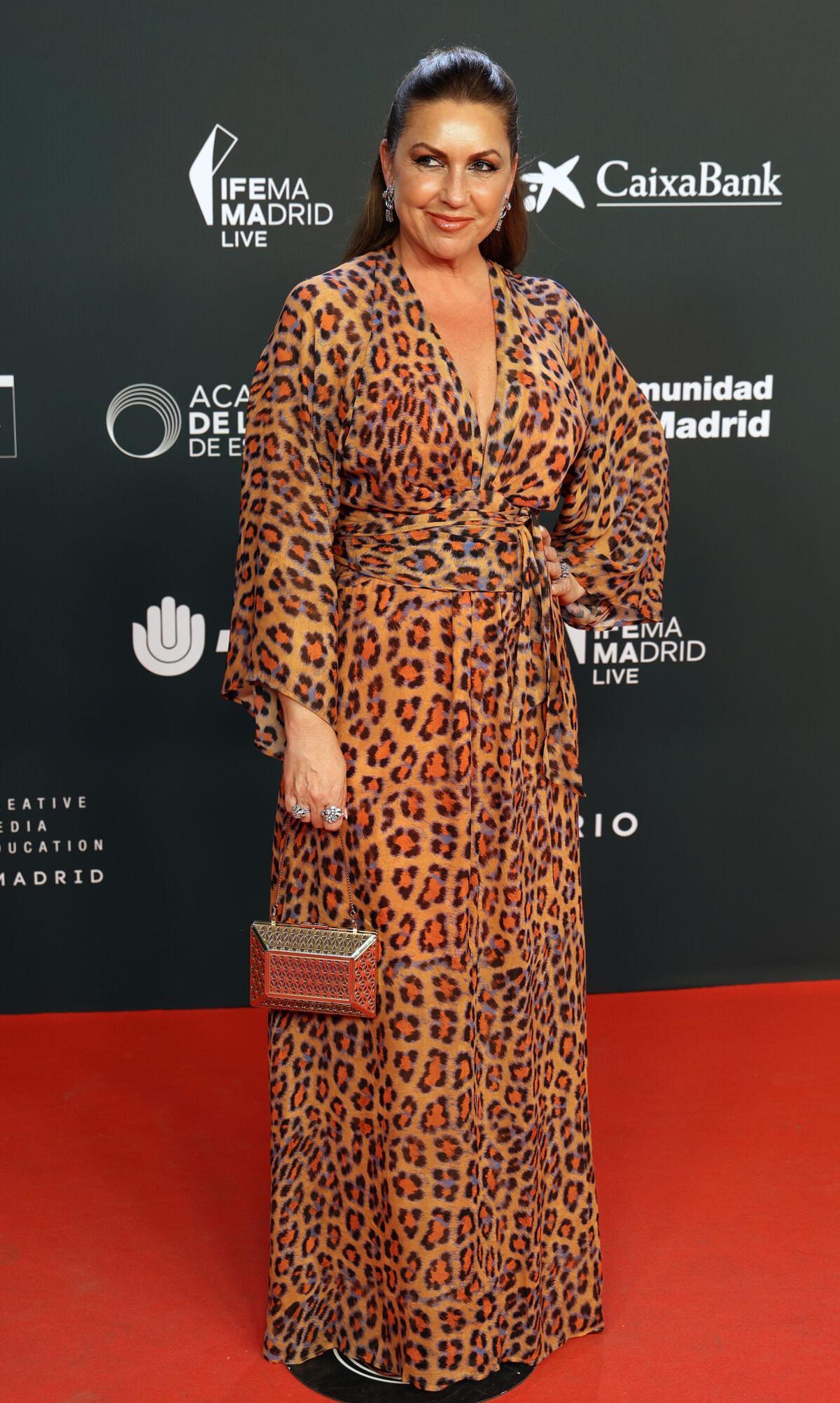 Niña Pastori durante la gala de entrega de los Premios de la Academia de la Música, a 26 de mayo de 2026, en Madrid (España). Los Premios de la Academia de la Música celebran su tercera edición. Tras el éxito cosechado en su debut en 2024 y la emoción vivida durante la ceremonia de 2025, la Academia de la Música de España despliega su alfombra roja para reconocer los mejores trabajos de la industria musical española y consolidar definitivamente estos premios que nacieron para quedarse. PHOTOCALL;PREMIOS;MÚSICA Ángel Díaz Briñas / Europa Press 26/05/2026. Niña Pastori;Ángel Díaz Briñas;