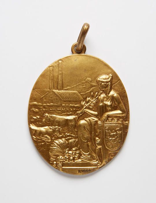 Algunas de las medallas donadas por Manuel Arregui.