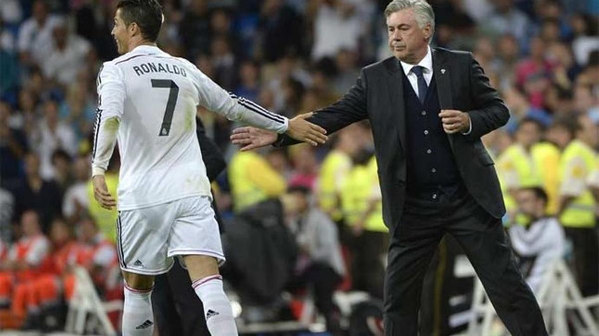 Ancelotti entronizó a Cristiano y se desató el festival en Telecinco