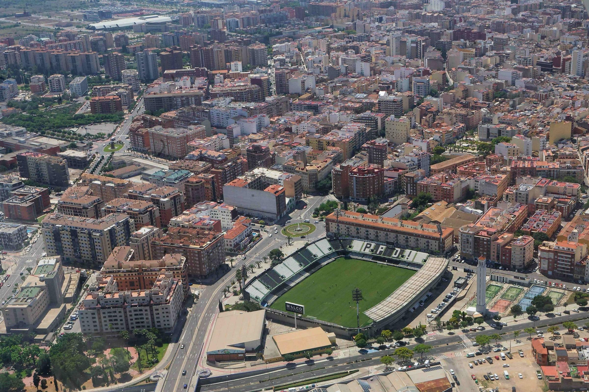 Castelló 'a vista de pájaro'