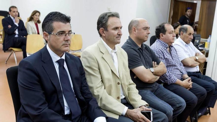 El ex alcalde de Torrepacheco, durante la sesión del juicio en una imagen de archivo