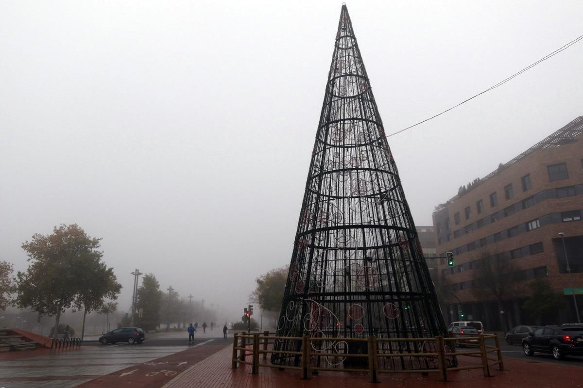 La niebla reina en Córdoba