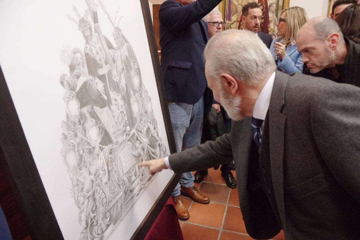 Presentación del proyecto del nuevo trono de Salutación, obra de Manuel Toledano