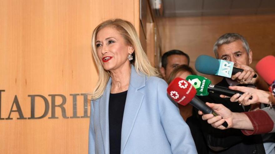 La expresidenta regional Cristina Cifuentes.