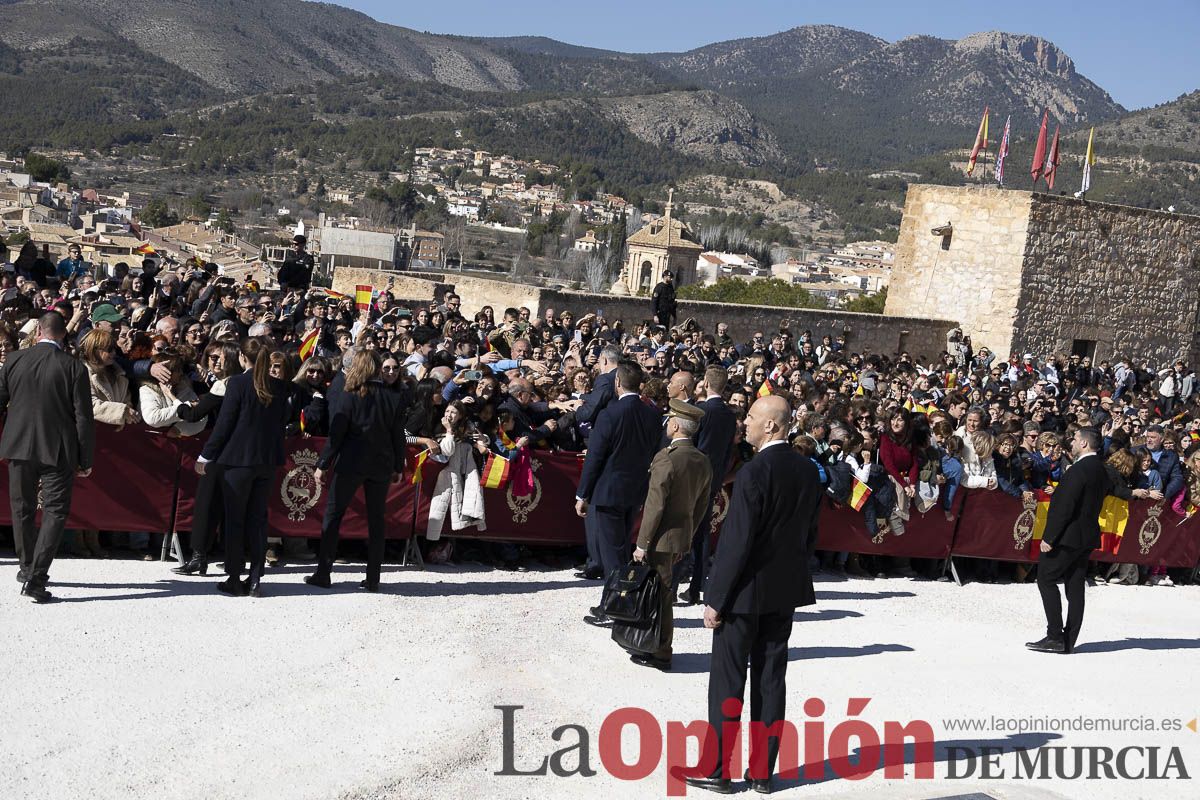 Visita de los reyes de España a Caravaca (explanada de la Basílica)
