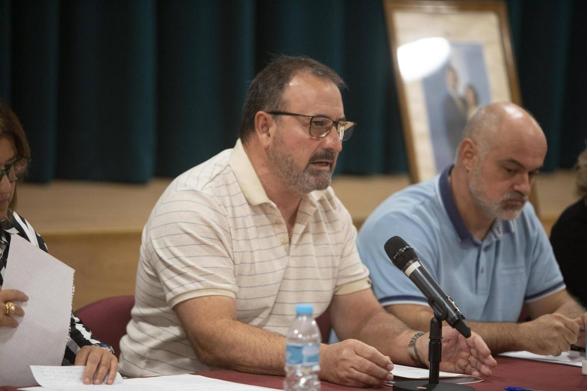 Rafa Gisbert, en un pleno de la Mancomunitat de la Ribera Baixa.