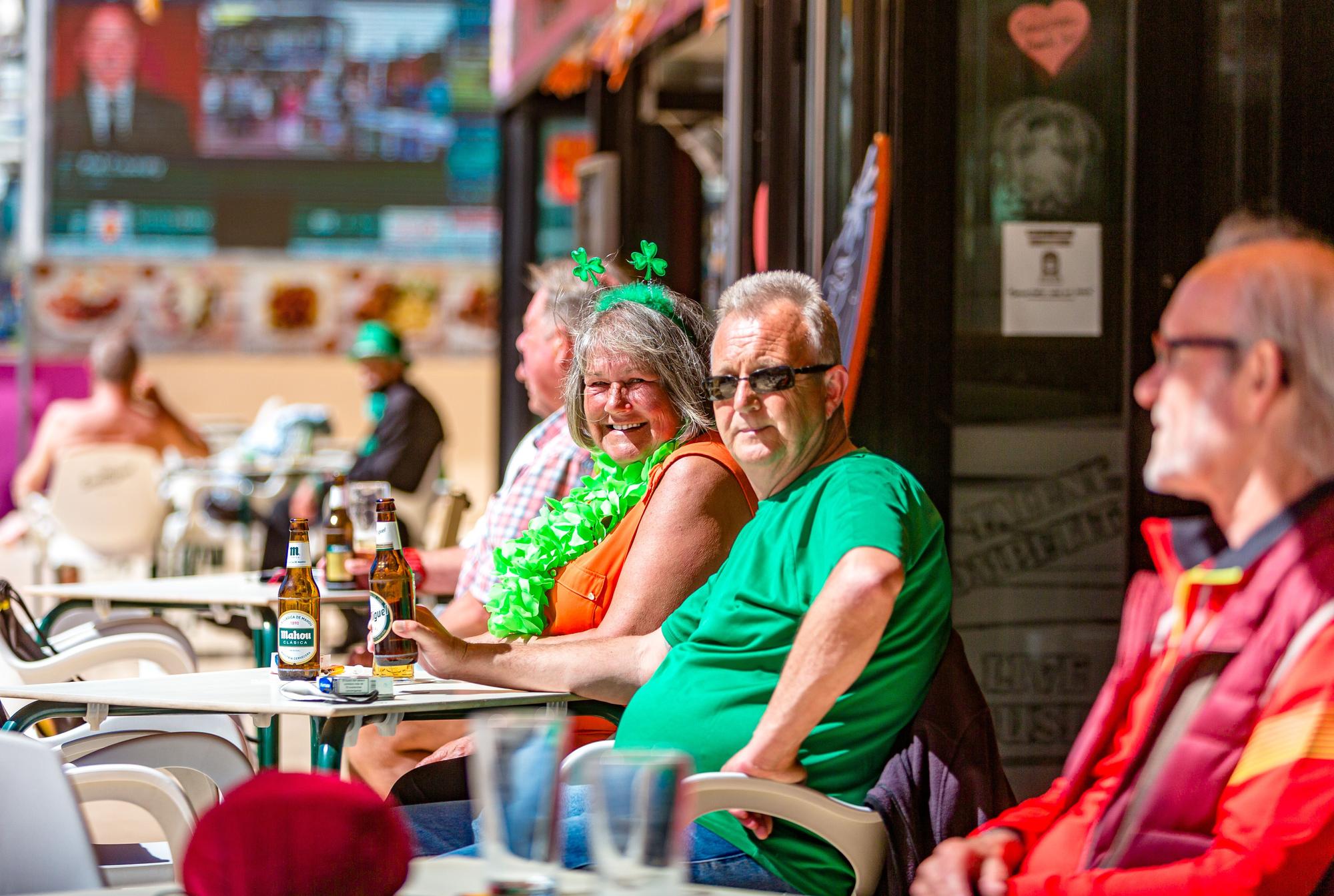 Celebración de St Patrick's Day en Benidorm