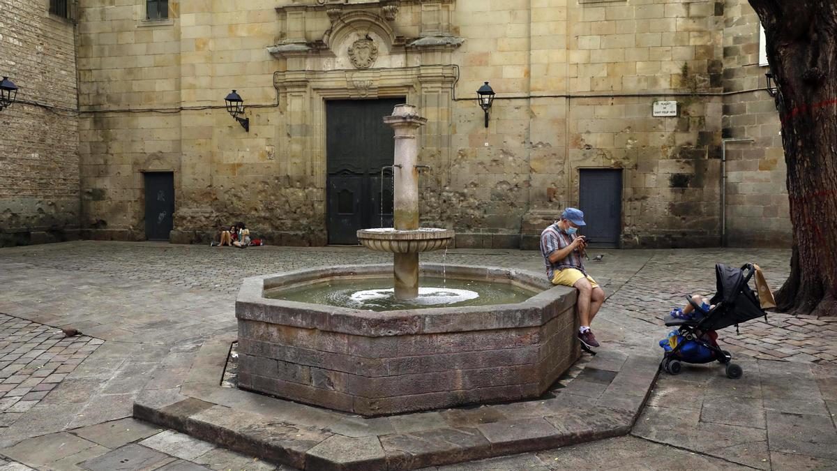 Plaza de Sant Felip Neri.