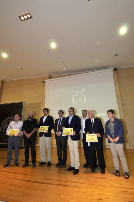 Presentación del VII Salón de la Sidra en el Recito Ferial de Santullano, Mieres