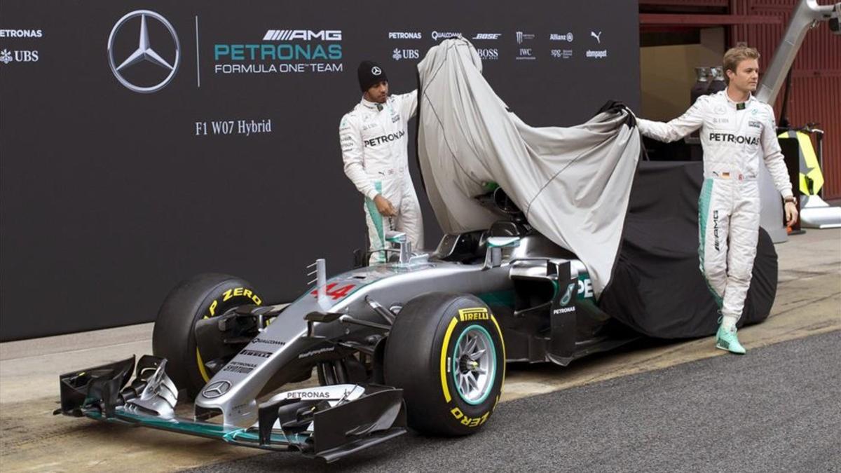 En 2016 Mercedes presentó el coche en el Circuit de Barcelona