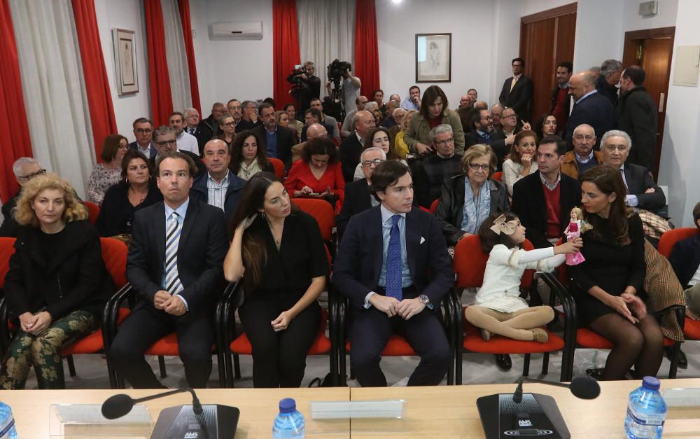 Las imágenes de la inauguración de la sala de prensa Joaquín Marín