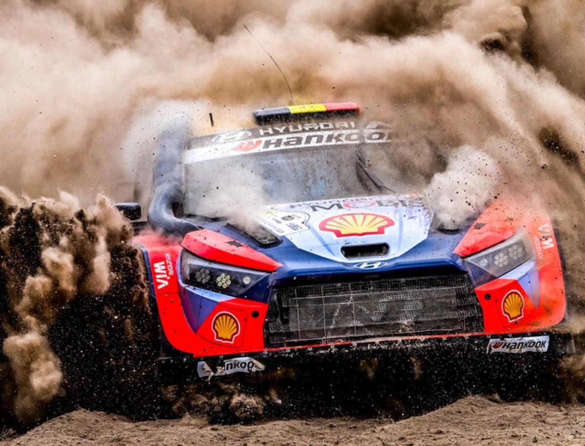 Thierry Neuville, en el reciente Rally Safari de Kenia.