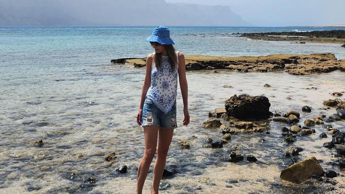 Isabel Jiménez disfruta de esta isla canaria y presume de ella en redes sociales