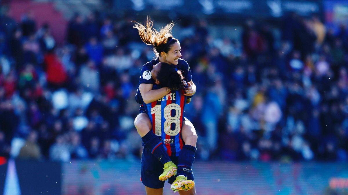 Aitana y Geyse en la final de la Supercopa