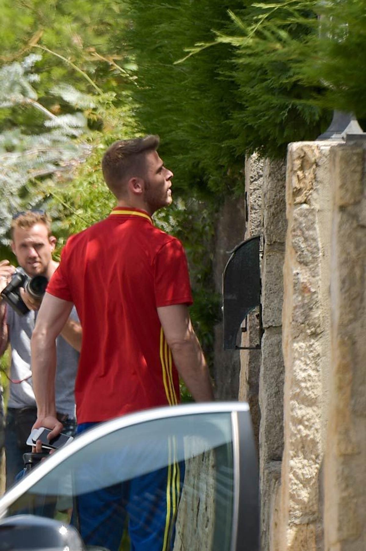 David De Gea llega a casa de Edurne