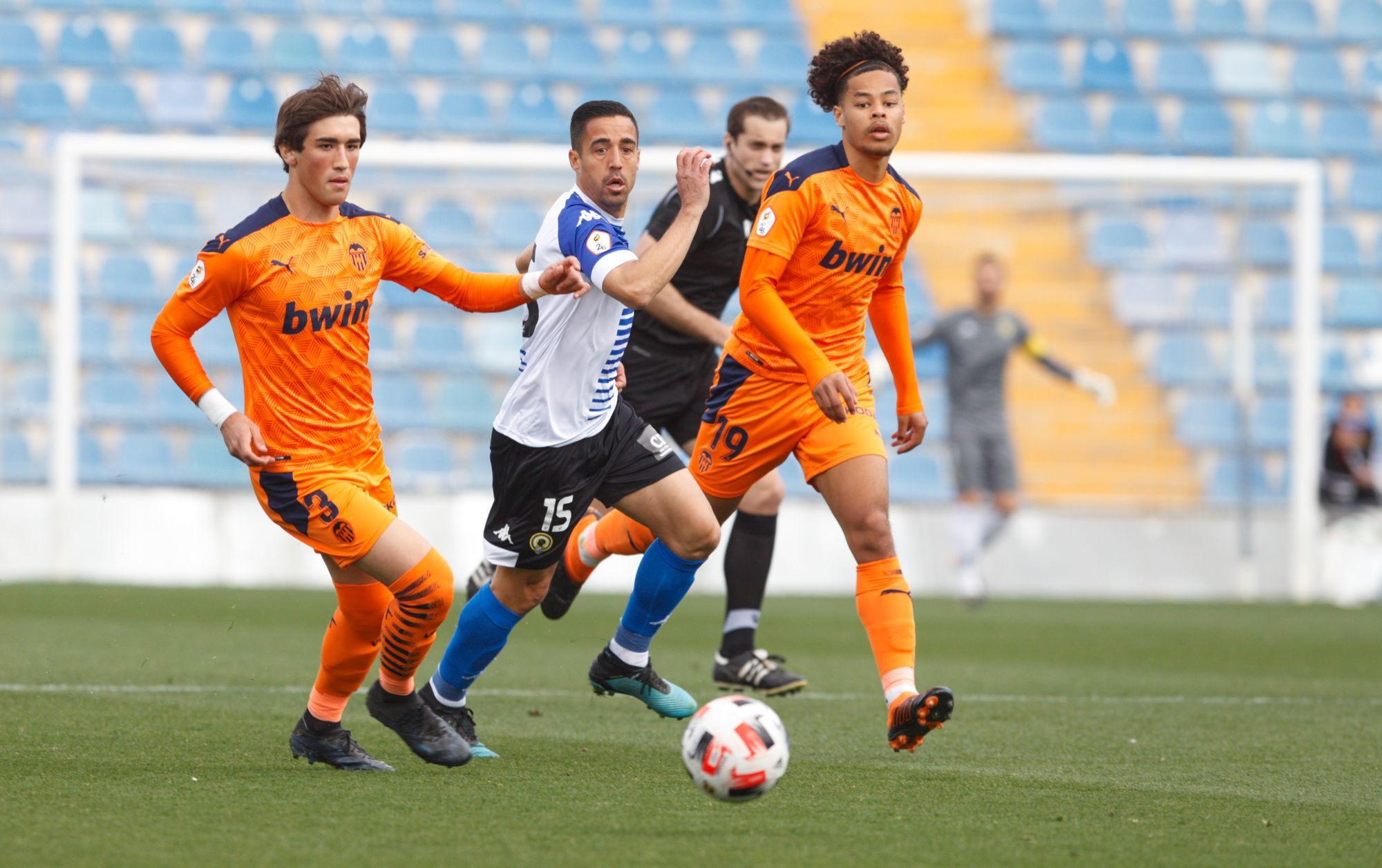 Hércules - Valencia Mestalla, las imágenes del partido