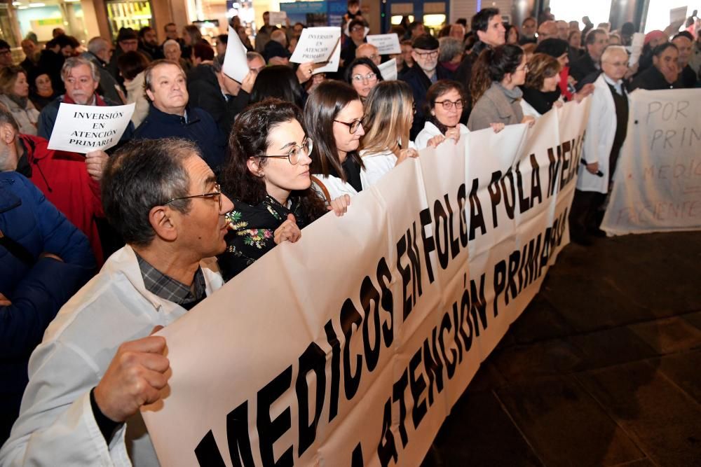 Huelga de médicos de Atención Primaria en A Coruña