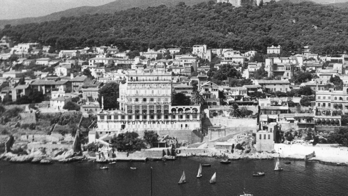 So sah das Hotel aus, bevor der Paseo Marítimo gebaut wurde.