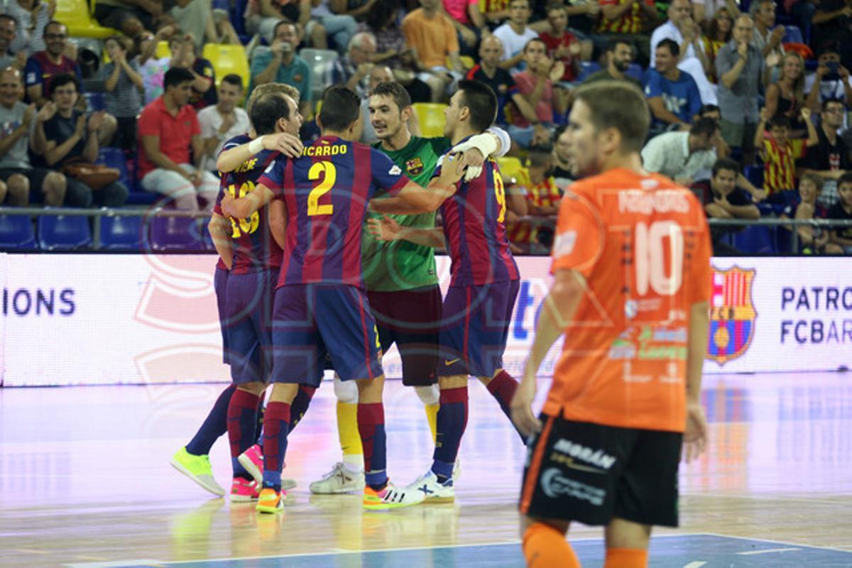 Las mejores imágenes del Barça-Burela Las mejores imágenes del Barça-Burela