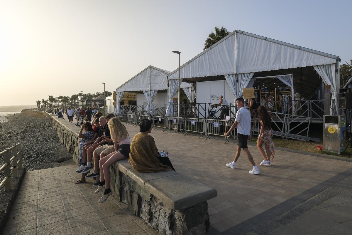 13-08-2024 SAN BARTOLOMÉ DE TIRAJANA. Feria de Artesanía del Faro de Maspalomas  | 13/08/2024 | Fotógrafo: Andrés Cruz