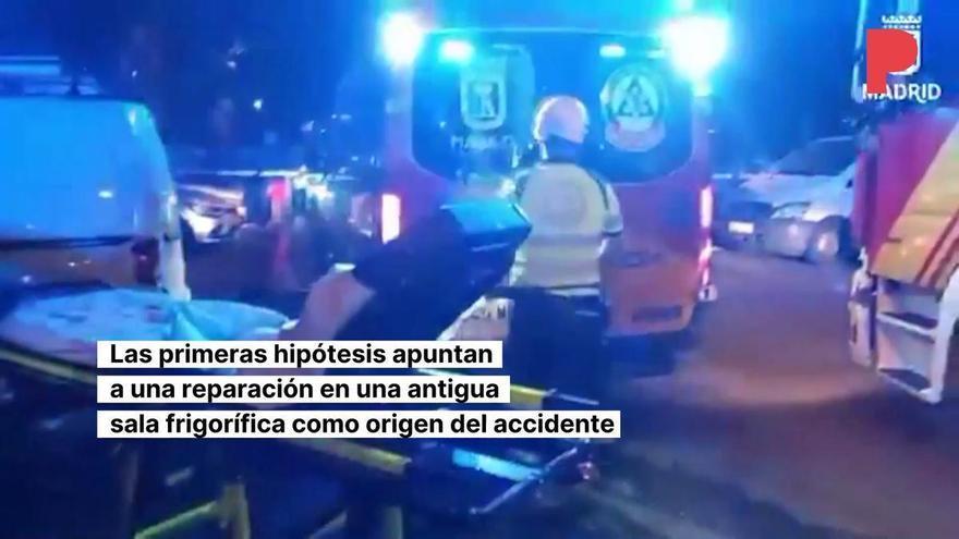 Siete heridos, uno de ellos muy grave, en una explosión en un bar de Villaverde (Madrid)