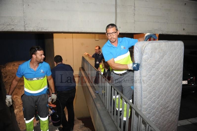 Desalojan al presunto violador del parking de la Glorieta