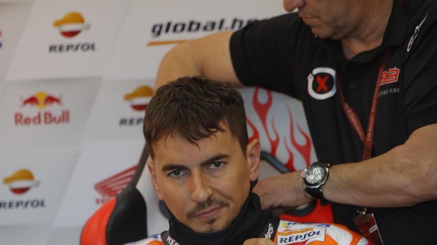 Jorge Lorenzo, en el Circuit Ricardo Tormo.