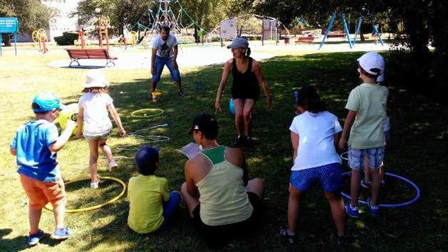 Participantes en una edición anterior del campamento.