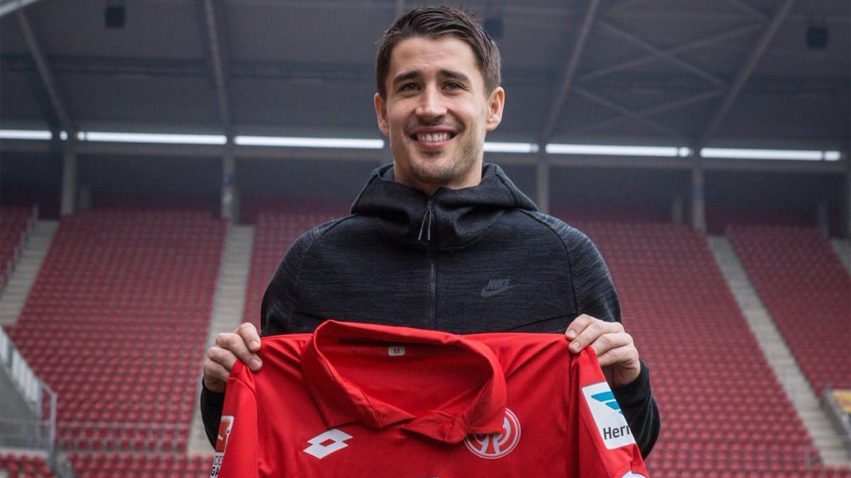 Bojan Krkic fue presentado este lunes como nuevo jugador del Mainz