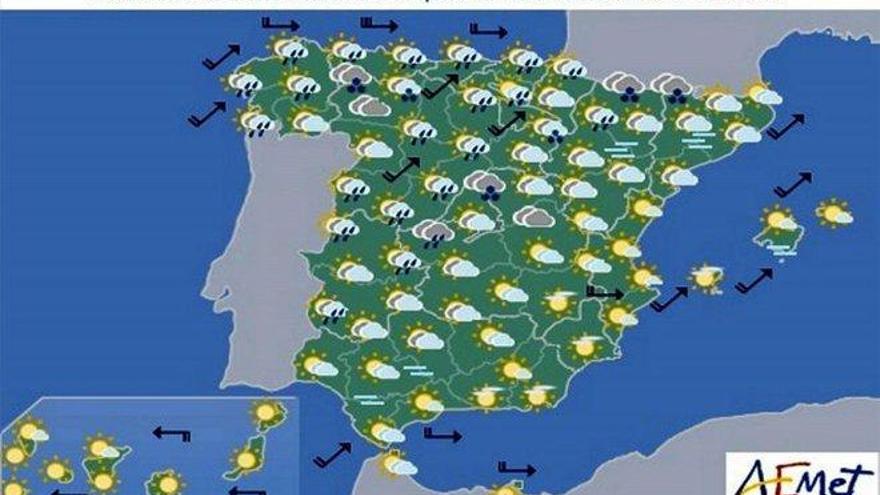 Aemet: Pronóstico del tiempo en toda España para este jueves