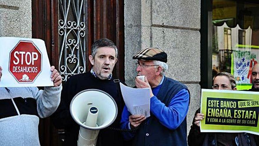 Protesta contra los desahucios.