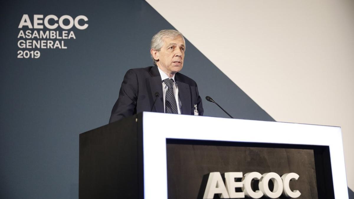 El presidente de la Asociación de Empresas del Gran Consumo (Aecoc), Javier Campo.