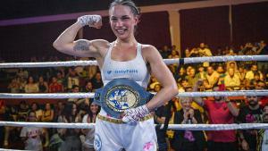 Tania Álvarez gana el campeonato europeo de boxeo en la categoría de peso super gallo.