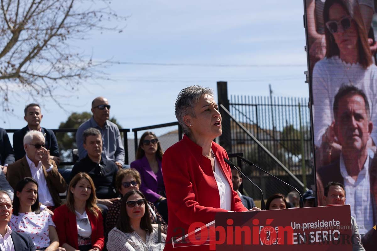 Presentación de José Vélez como candidato del PSOE a la presidencia de la Comunidad