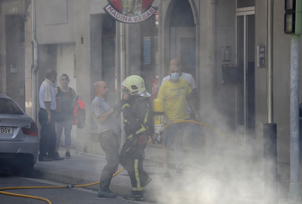 Todavía se investigan las causas del fuego